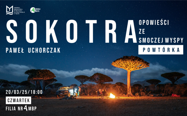 baner wydarzenia, informacje w tekście