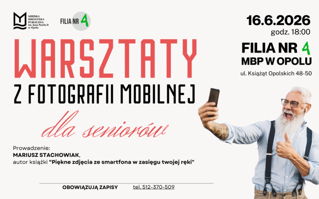 baner wydarzenia, informacje i szczegóły spotkania zostały zawarte w tekście