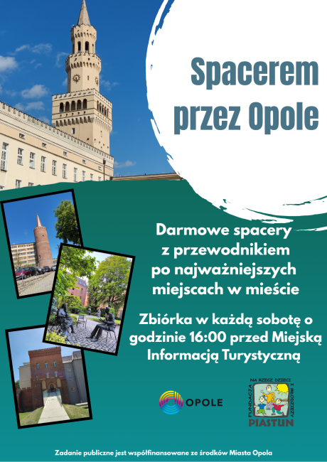 baner z informacją o spacerach