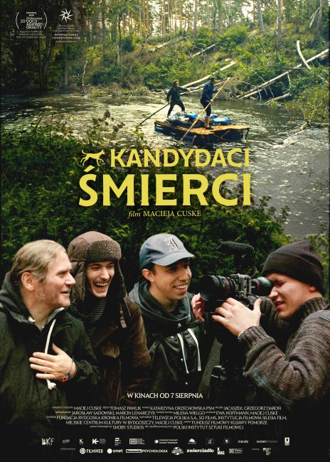 Plakat filmu pt. Kandydaci Śmierci, informacje zostały zawarte w komunikacie