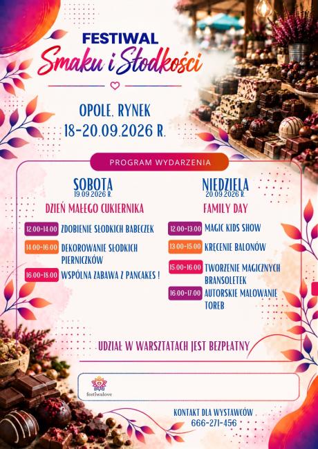 Plakat wydarzenia, informacje zostały zawarte w komunikacie