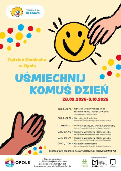 plakat wydarzenia, informacje zawarte w tekście