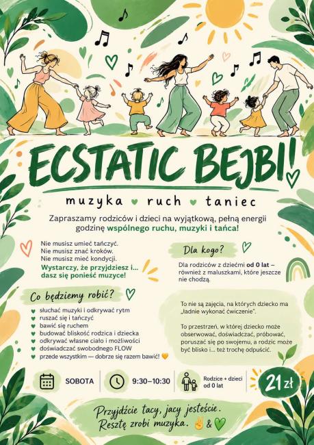 Plakat wydarzenia, informacje zostały zawarte w komunikacie