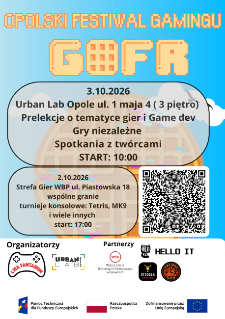 Plakat wydarzenia, informacje zostały zawarte w komunikacie