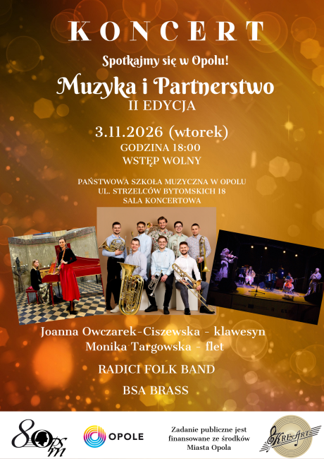 Plakat wydarzenia, informacje zostały zawarte w komunikacie