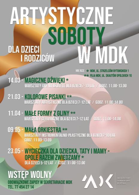 plakat wydarzenia, informacje zawarte w tekście