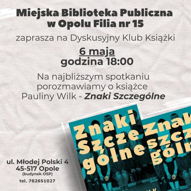 baner wydarzenia, informacje w tekście