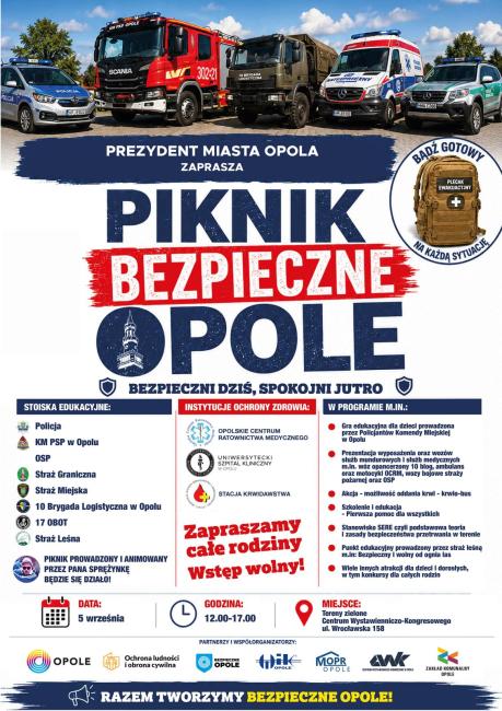 Plakat wydarzenia, informacje zostały zawarte w komunikacie