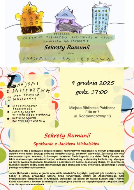 plakat wydarzenia, informacje zawarte w tekście