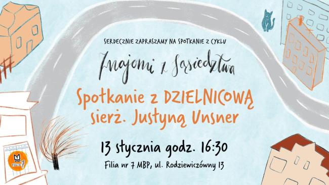 baner wydarzenia, informacje w tekście