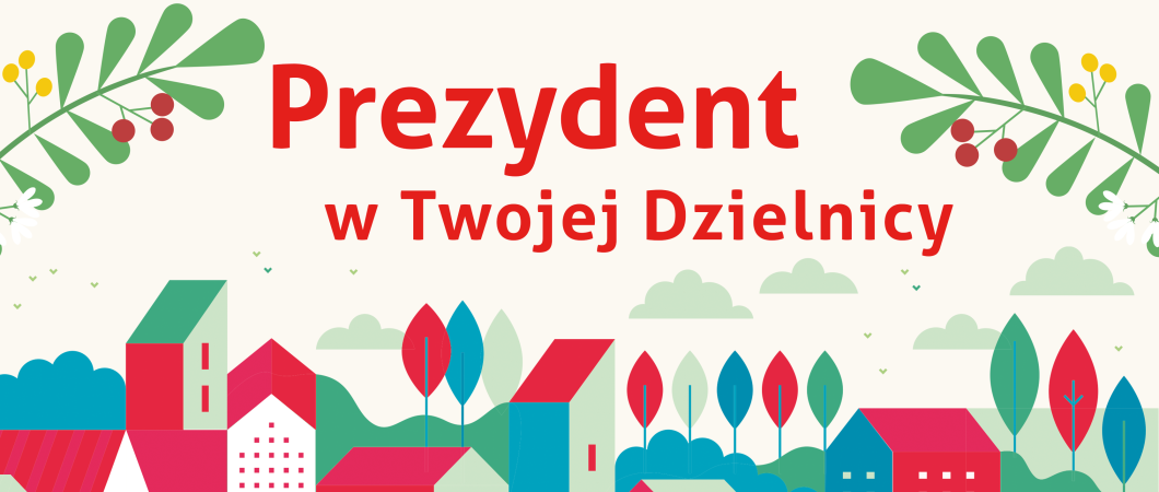baner informujący o spotkaniach z Prezydentem Miasta