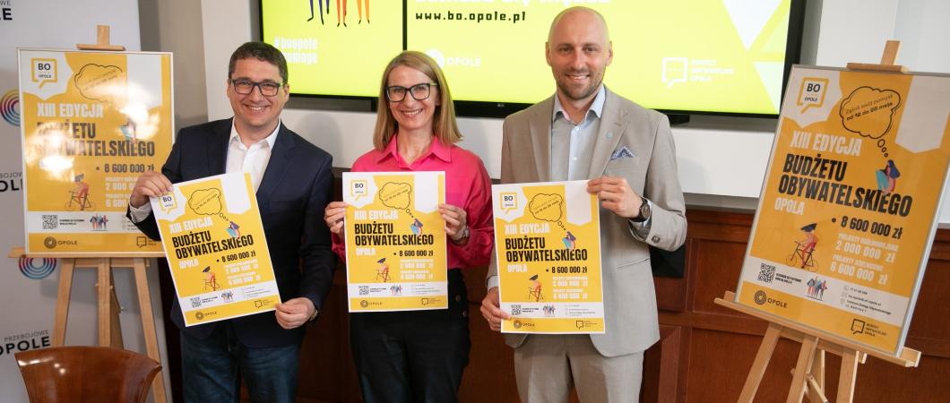 zdjęcie z konferencji prasowej dot. budżetu obywatelskiego