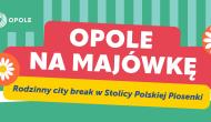 baner informujący o majówce w opolu