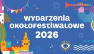 baner z informacjami na temat wydarzeń okołofestiwalowych