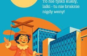 Grafika przestawiająca Opolski Tetar Lalki i Aktora