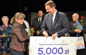 Wręczenie nagrody Lidera Społecznego Roku oraz na Pożytek 2017 roku 