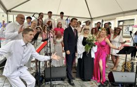 Odłonięcie gwiazdy Magdy Umer