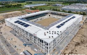 Stadion Opolski - budowa