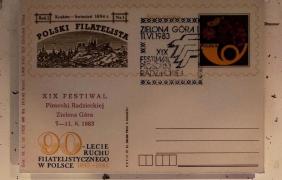 Muzyczne pozdrowienia. Artyści i festiwale na kartach pocztowych