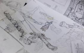 Zdjęcie z wystawy „Mistrza detalu” w Muzeum Polskiej Piosenki