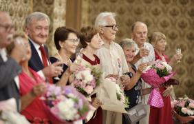 Zdjęcie małżeństw podczas wydarzenia