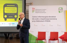 Oficjalnie rozpoczęcie konferencji - przemówienie Władysława Sztefica, Prezesa WTWzK w Opolu.