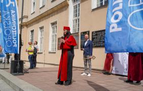przemawiająca prorektor ds. studentów prof. dr hab. Joanna Ryszka Uniwersytetu Opolskiego
