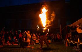 spektakl podczas świeta wojciechowego