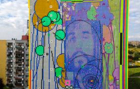 mural Sainera, osiedle AK