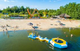 dzieci, plaża, kąpielisko