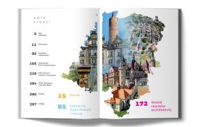 książka z mapą regionu