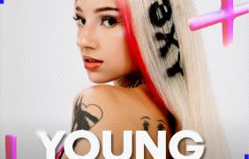 Baner przedstawiający artystę YOUNG LEOSIA