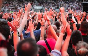 Koncert Padre Guilherme na Itaka Arena widok na publiczność