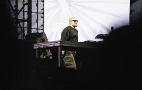 Koncert Padre Guilherme na Itaka Arena widok na scenę