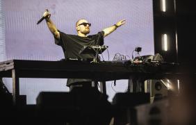 Koncert Padre Guilherme na Itaka Arena widok na scenę
